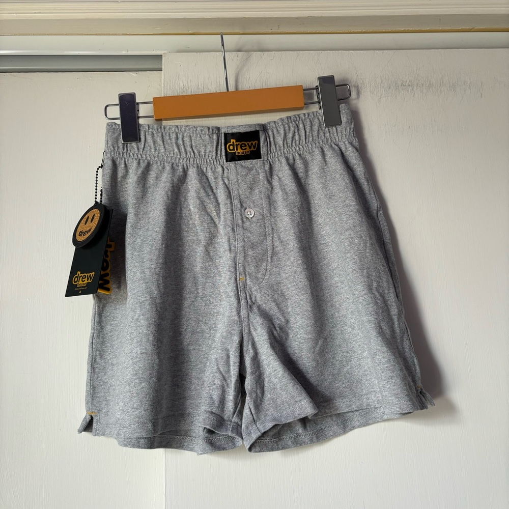 Drew House Basic Boxer Shorts in Heathered Grey